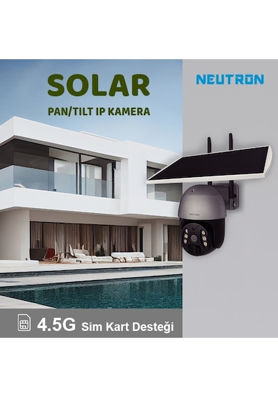 Neutron 3mp 4g Solar Güneş Enerjili Ip Kamera