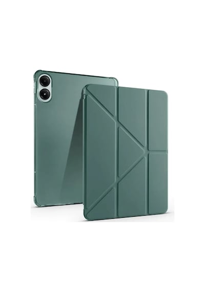 Xiaomi Redmi Pad Se 4g Uyumlu Kılıf Kalemlikli Mars Tablet Kılıfı - Koyu Yeşil Diğer