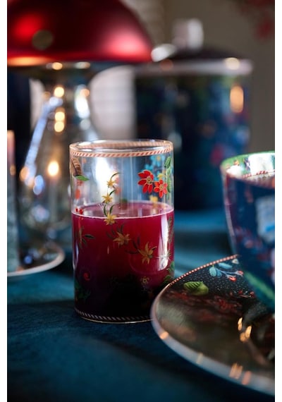 Pip Studio Berry Blues Çok Renkli Uzun Bardak 360 Ml