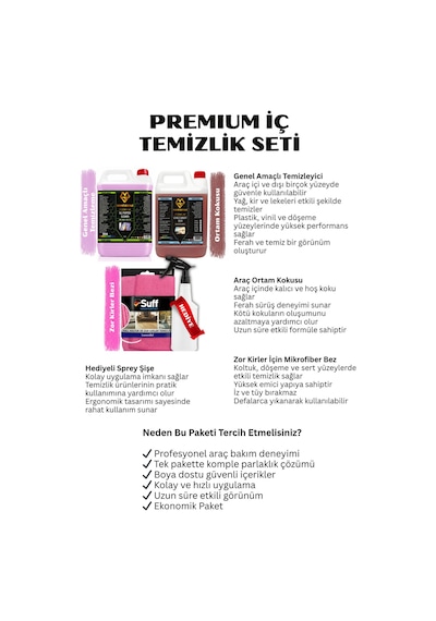 Premıum İç Temizlik Seti