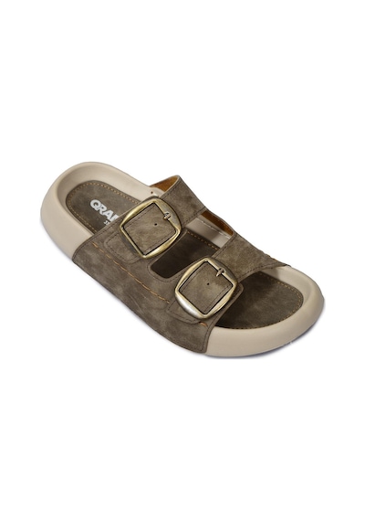 Qramed Orthopedix Çift Bantlı Tokalı Unisex Spor Terlik Qr25100 Diğer