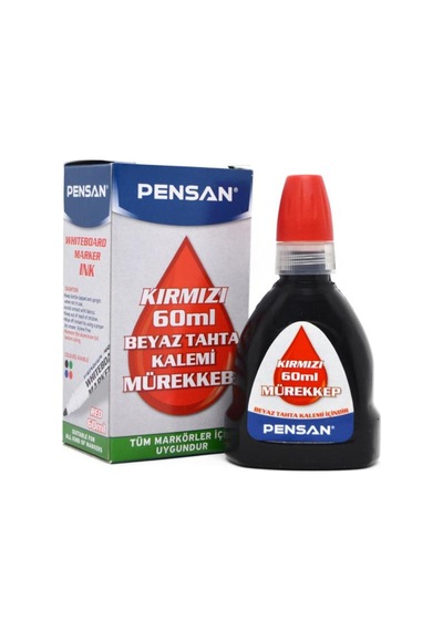Tahta Kalemi Mürekkebi Kırmızı 100 Ml 4009 Diğer