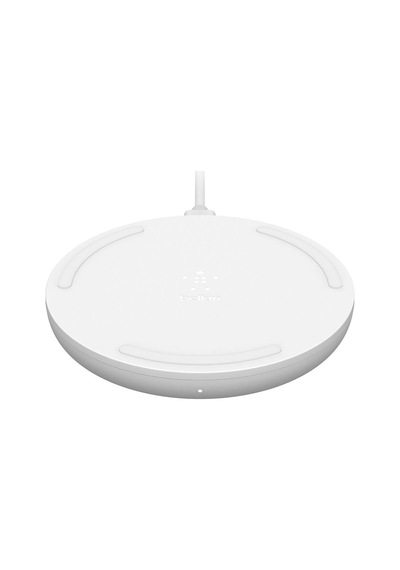 Boostcharge 10 W, İphone 15, 14, 13, 12, Se, 11, Xs, Xr, X,8, Samsung Galaxy, Google Pixel Uyumlu Hızlı Kablosuz Şarj Cihazı, Beyaz, Wıa001vfwh Çok Renkli