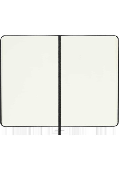 Moleskine Sert Kapak Çizgisiz Defter Cep Boy 9x14 Cm 192 Sayfa Si
