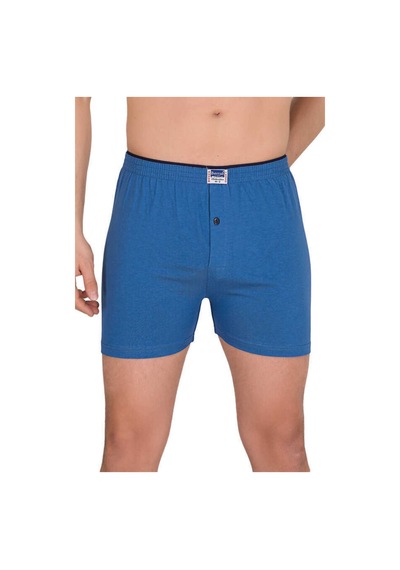 Berrak Erkek 3'lü %100 Pamuk Penye Boxer 1099 Lacivert Petrol