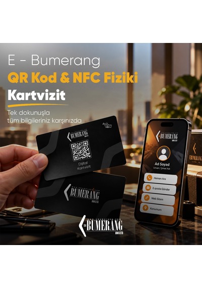 Hazır Al Kullan - Ebumerang Qr Kod & Nfc Fikizi Ve Dijital Kartvizit