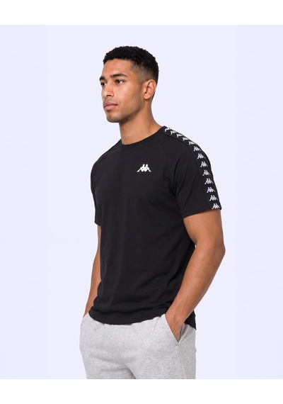 Kappa 222 Banda Andry T-shirt Erkek Siyah Regular Tişört