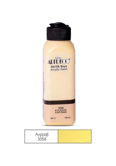 Artdeco Akrilik Boya 140 Ml. 3058 Ayçiçeği Renkli