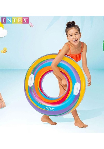 59256 Dalgalı Rüyalar Desenli Tutunmalı Simit 91 Cm