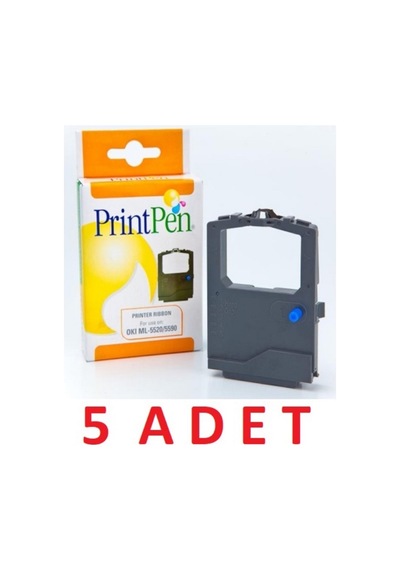 Printpen Oki ML-5520/5590 Seamless-Ink Tank Siyah Şerit 5 Adet