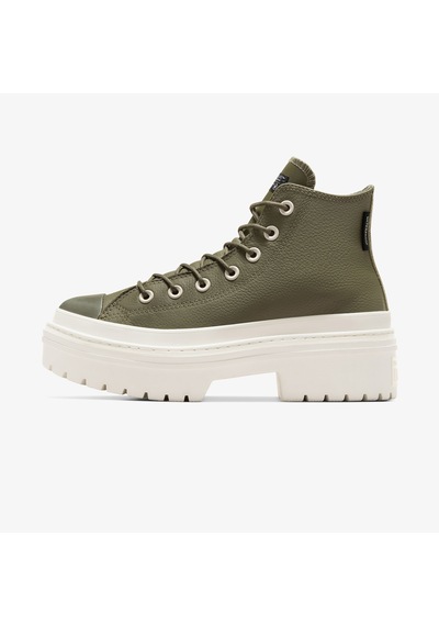 Converse Chuck Taylor All Star Lugged Heel Unisex Yeşil Deri Platform Botdüza11163c