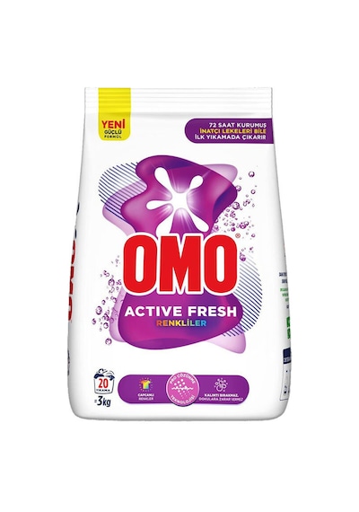Omo Çamaşır Deterjanı 3 Kg Active Fresh Renkliler