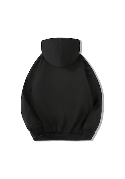 Brz Kids Unisex Çocuk Basketball Silhouette Hoodie-siyah