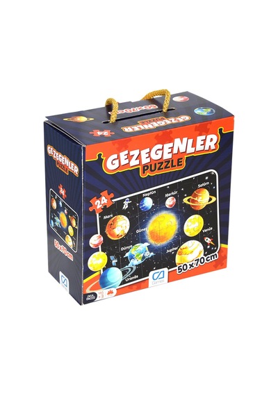 5026 Ca Games. Gezegenler / 24 Parça Puzzle / +3 Yaş