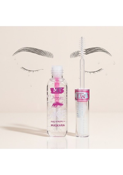 Premium Tarama Serum Makyaj Malzemesi Besleyici Çift Taraflı Kaş Maskarası Şeffaf