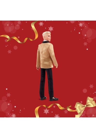 Barbie Ken 2025 Mutlu Yıllar Bebeği Beyaz Tenli