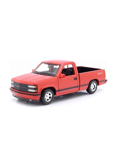 Maisto 1993 Chevrolet 454 Ss Pick-up Model Araba 1/24 - Kırmızı
