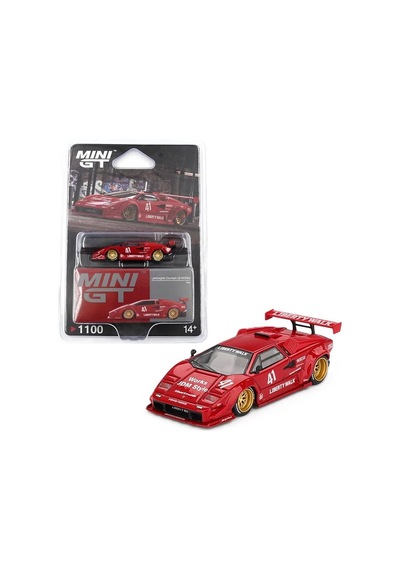 Mını Gt 1100 Lamborghini Countach Lb-works Red