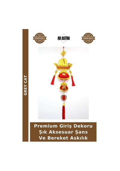 Premium Giriş Dekoru Şık Aksesuar Şans Ve Bereket Askılık