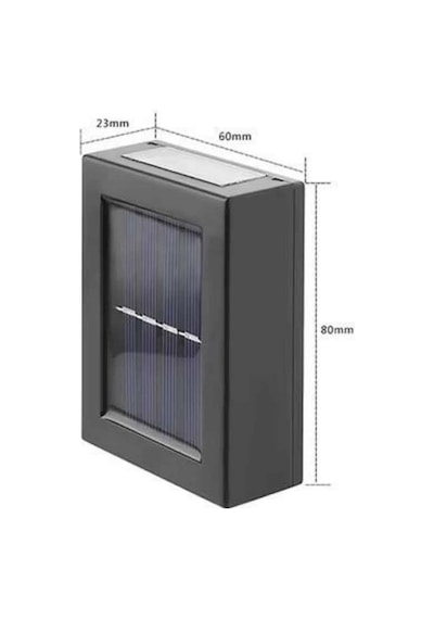 Yeni Model Solar Çift Taraflı Duvar Lambası Dekoratif Duvar Lambası Diğer