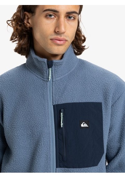 Quiksilver Quıksılver Clean Coast Fz China Blue - Solid Erkek Polar Ceket Eqypf03066-bnd0 Mavi