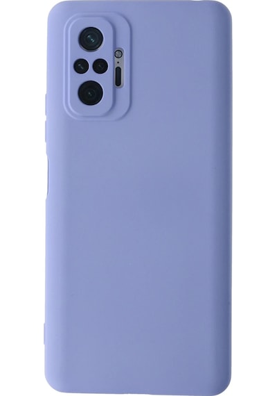Cosmotex Newface Xiaomi Redmi Note 10 Pro Kılıf Nano İçi Kadife Silikon - Lila