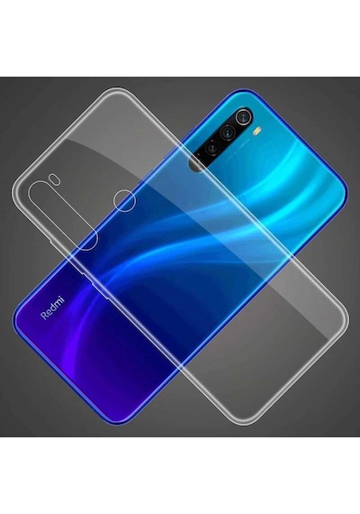 Noktaks - Xiaomi Uyumlu Xiaomi Redmi Note 8t - Kılıf Şeffaf Soft Slim Fitt Süper Silikon Kapak T10945 Şeffaf