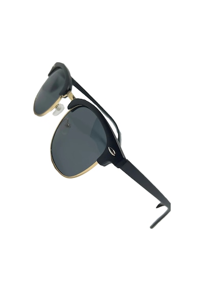 Thentech Gold Detaylı Yeni Sezon Unisex Polarize Güneş Gözlüğü 9911 Siyah