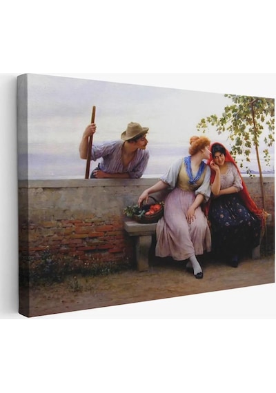 Kadınları Taciz Eden Adam Tablosu-6526