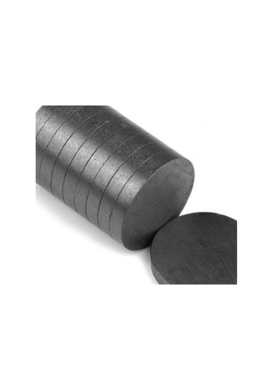1000 Adet Siyah Mıknatıs 15x3mm - Silindir Ferrit / Seramik Mıknatısı Evimdeyokyok