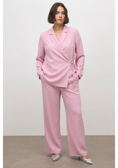 Myline Beli Lastikli Geniş Paça Pantolon Pembe