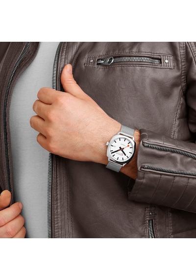 Mondaıne Grand Cushıon Msl.3961b.sm Otomatik Erkek Kol Saati Gümüş