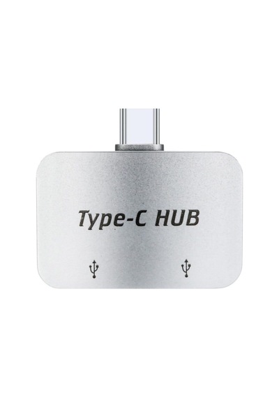 4493 Type C To Usb 3.0 2 Port Hub 3.1 Çevirici Dönüştürücü Çoklayıcı Çoğaltıcı