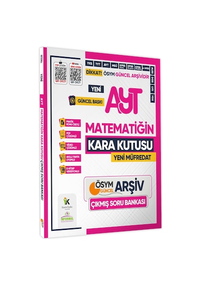 2025 Yks-ayt Matematiğin Kara Kutusu Ösym Çıkmış Soru Havuzu Bankası Konu Özetli Video/pdf Çözümlü