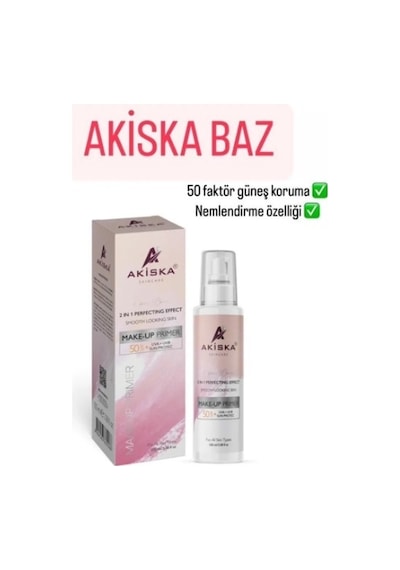 Akiska 2 ın 1 Perfecting Effect Makyaj Bazı SPF50 100 ML