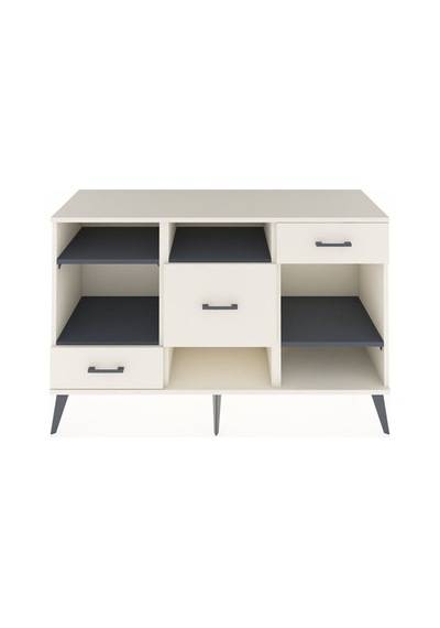 Hyperion Konsol 4 Raflı 3 Çekmeceli 132x44x83 Aytaşı-antrasit/aytaşı Antrasit/aytaşı Hyperion Konsol 4 Raflı 3 Çekmeceli 132x44x83 Aytaşı-antrasit/aytaşı Antrasit/aytaşı