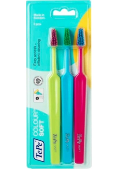 Tepe Colour Soft Diş Fırçası 3'lü