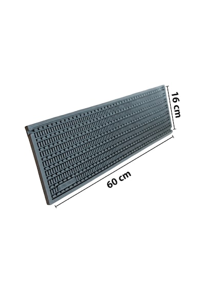 2 Li Avantaj: Çok Amaçlı Kauçuk Set, Bar Mat, Bulaşık Kurutma, Tencere Altlığı, Saksı Altlığı 6016-1533set Siyah