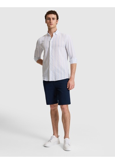 Pierre Cardin Erkek Mavi Gömlek Desenli 50320885-vr036