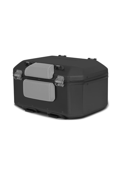 Tr55 Black Motosiklet Arka Çanta 55 Litre Kapasiteli Top Case Motor Çanta Alüminyum Siyah