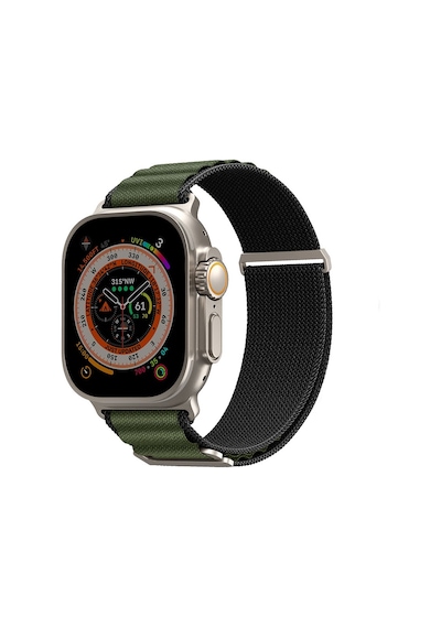 Watch 7 45mm Kordon Skinarma Kobu Hasır Strap Kayış Olive
