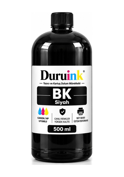 Brother Dcp-t230 Uyumlu 500ml Siyah Mürekkep Dolum Seti