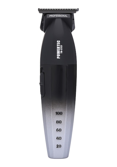 Powertec TR-4100 & TR-2727 Profesyonel Tıraş Makinesi 2'li Set Erkek Bakım Seti Makas Hediyeli 4 Saat Siyah