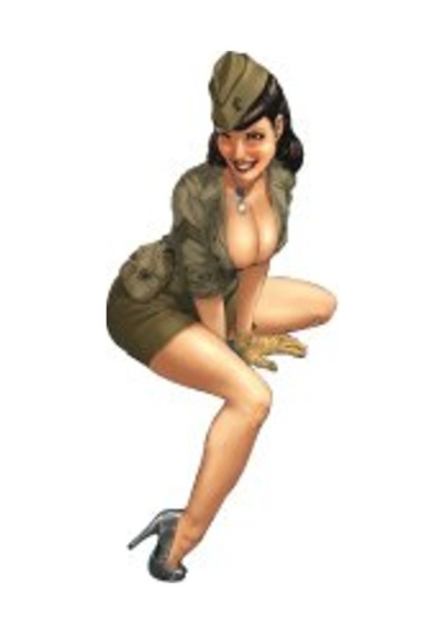 Bay Etiket Pnp12 Pinup Kizi Sticker