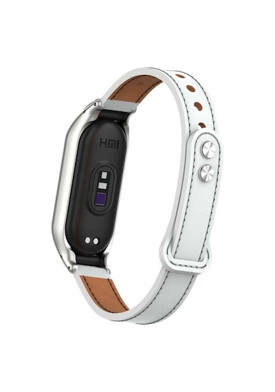 Xiaomi Mi Band 7 Uyumlu Krd-68 Deri Zore Kordon-siyah