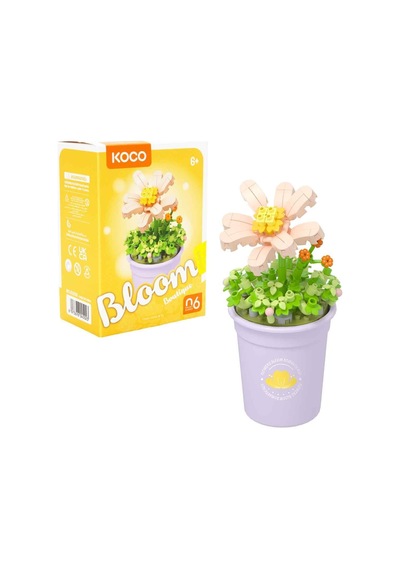 Bloom Boutique Flower Serisi Saksı Çiçekleri Yapı Blokları Seti
