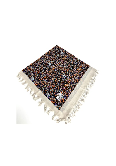 Shawl Secret Sökme Boncuklu Pamuk Yazma - 05868 Siyah-taş