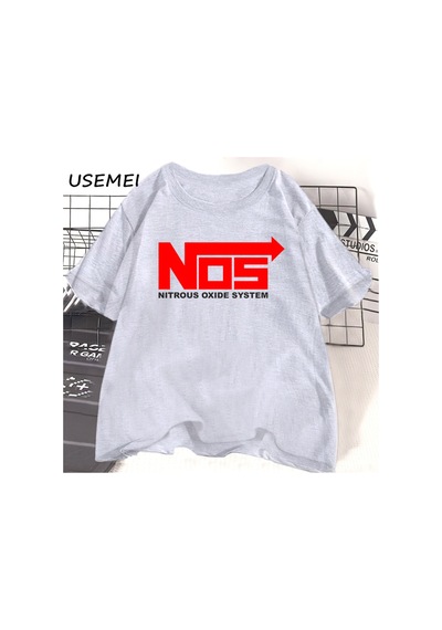 Flood Of Style Sistemler Baskı T-shirt Hızlı Öfkeli Araba Yarışı Spor T Shirt Erkekler Kadınlar İçin Serin R Gri