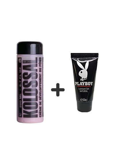 Mucizevi Kolosal Cream 200 Ml. Erkek Pe.nis Bakım Kremi + 50ml Lubricant Jel