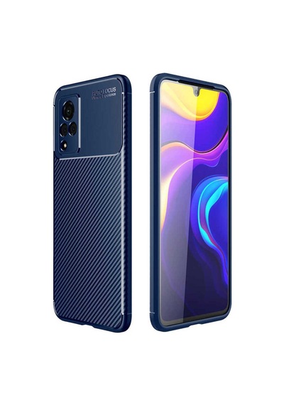 Vivo V21 Kılıf Zore Negro Silikon Kapak Lacivert
